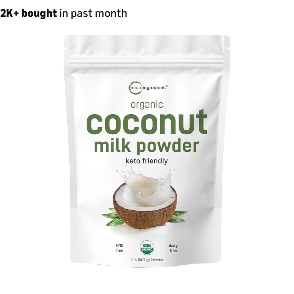 Microingredients Organic Coconut Milk Powder - Exp. 01/2027